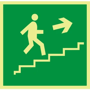 İzmir Serigrafi Fotolümen Sağ Yukarı Merdiven (Resim) (Kendinden Yapışkanlı Etiket) 20 x 20 cm