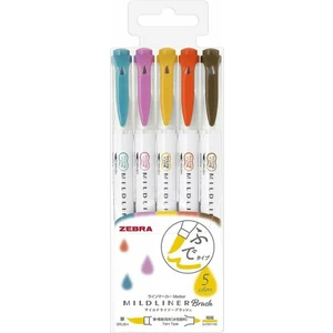 Mildliner Brush Pen Kalem Seti 5'li Wft8-5c-Rc