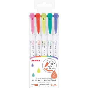 Mildliner Brush Pen Kalem Seti 5'li Wft8-5c-Hc