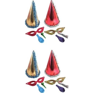 Vip Home Concept 4 Adet Yılbaşı Kotyon Set Kaynana Dili Gözlük Set Aile Seti