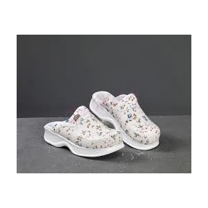 Dr. Mitra Sabo Beyaz Çiçek Terlik