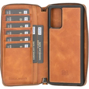 Mw Pouch Deri Telefon Kılıfı Samsung Note 20 TN11 Taba Rfıd