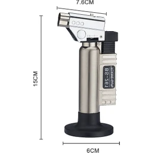 Tiger King BS-261 Bütan Gaz Torch Pürmüz Mavi Alev Çakmak