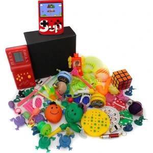 Nostaljik Lezzetler Özel Kırmızı Tetris ve Kırmızı Nostaljik Atari Oyuncak Kutusu