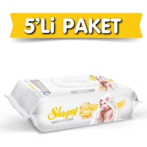 Sensitive Islak Havlu 90LI 5'li