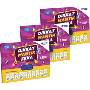 Curious & Genius 2. Sınıf İçin Sıfırdan Kodlama Seti 3 Kitap Dikkat Mantık Zeka