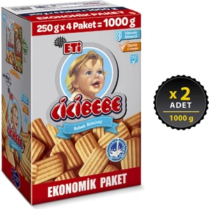 Cicibebe Bisküvi 1000 g x 2 Adet