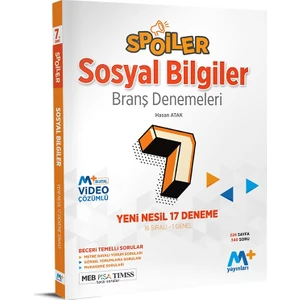 M+ 7. Sınıf Spoiler Sosyal Bilgiler Denemesi-17 Deneme