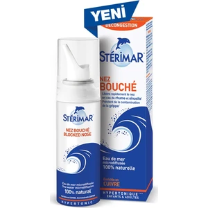 Hipertonik Burun Spreyi 50 ml Tıkalı Burunlar için %100 Doğal Deniz Suyu