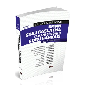 SMMM Staj Başlatma Tamamı Çözümlü Soru Bankası
