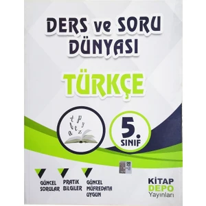 Kitap Depo Yayınları Ders ve Soru Dünyası 5. Sınıf Türkçe