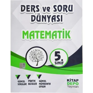 Kitap Depo Yayınları Ders ve Soru Dünyası 5. Sınıf Matematik