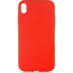 iPhone XR Kılıf Kadife Lansman Soft Yumuşak Liquid Silikon Kamera Korumalı Mara