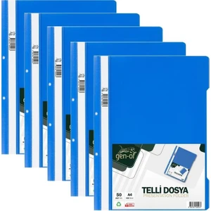 Telli Dosya Mavi 50 x 5'li