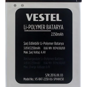 Vestel Venüs E2 Plus Uyumlu Batarya Pil 2350 mAh