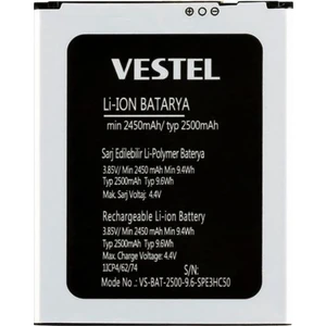 Vestel Venüs E3 Uyumlu Batarya Pil 2500 mAh