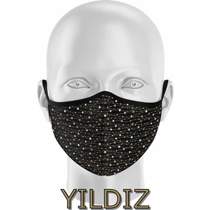 Gümüş Iyonlu Yıkanabilir Maske -  Yıldız