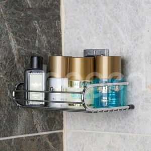 Metal Krom Izgaralı Yapışkanlı Sabunluk 20 kg Taşıma Kapasitesi Kolay Montajlı