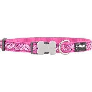 Red Dingo Reddingo Pembe Flanno Desenli Boyun Tasması 12 mm
