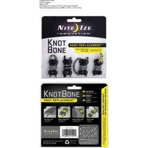 NITE IZE Knotbone No3 4pack With Cord