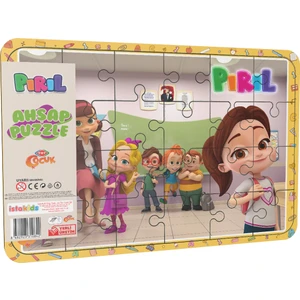 TRT Çocuk Pırıl Trt Çocuk Istakids Ahşap Puzzle 24 Parça