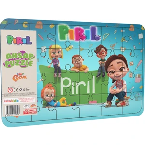 TRT Çocuk Pırıl Trt Çocuk Istakids Ahşap Puzzle 24 Parça