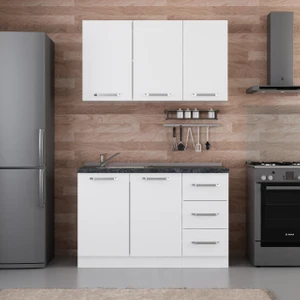 130 Cm Mutfak Dolabı Beyaz 130-B2