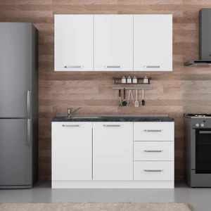 150 Cm Mutfak Dolabı Beyaz 150-B2
