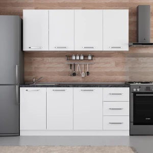 185 Cm Mutfak Dolabı Beyaz 185-B1