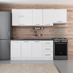 240 Cm Mutfak Dolabı Beyaz 240-B5