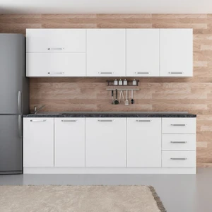 250 Cm Mutfak Dolabı Beyaz 250-B1