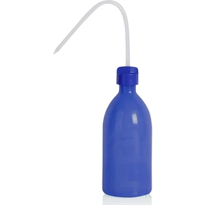 Dar Boyunlu Piset Mavi Renkli Şişe Ve Kapaklı 500 ml