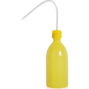 Dar Boyunlu Piset Sarı Renkli Şişe Ve Kapaklı 500 ml