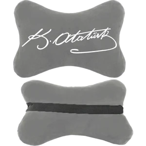 1Araba 1Ev Mercedes A180 Sedan Oto Koltuk Boyun Yastığı Gri 2 Adet