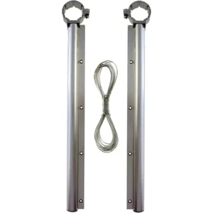 Vip Home Concept Balkon Çamaşır Kurutma Askılığı Yuvarlak Küpeşte + Çamaşır Ipli