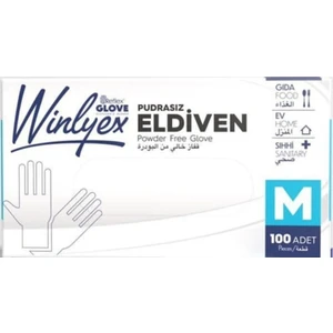 Vinlyex Pudrasız Eldiven Medium 100'lü