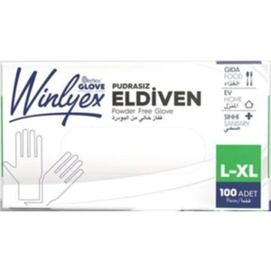 Vinlyex Pudrasız Eldiven Large - Xl 100'lü