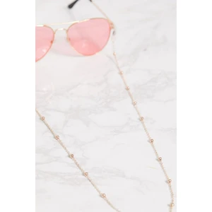X-lady Accessories Kadın Gözlük Zinciri Chic Minik Toplu Rose