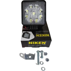 Kare Off Road Çalışma Lambası 9 LED 27 W Oto Tepe Lambası