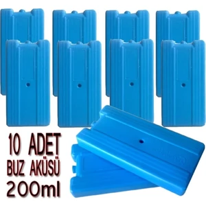 Vip Home Concept 10 Adet Buz Aküsü Buz Kaseti Buzluk 200ML