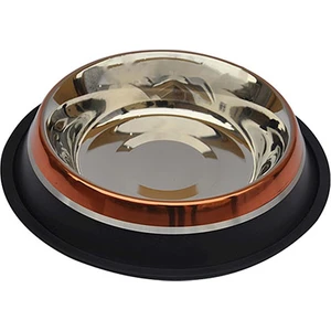 Kaymaz Tabanlı Iki Renkli Mama Su Kabı 32 Oz