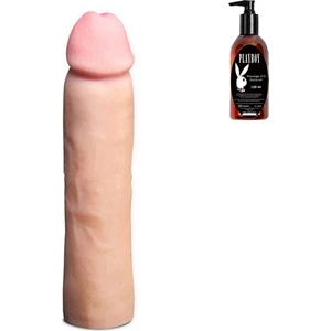 Blush Novelties Performance Magnum Xtender Uzatmalı Penis Kılıfı ve Playboy Masaj Yağı