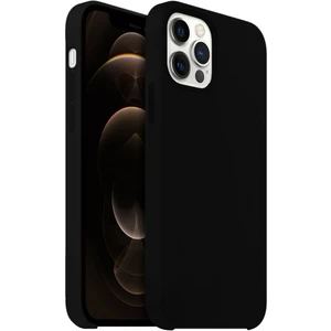 Buff Apple iPhone 12 Pro Max Rubber Fit Silikon Kılıf Siyah