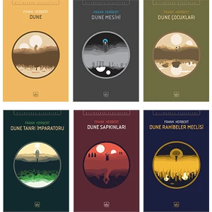Dune:Dune Tanrı İmparatoru -Dune Sapkınları - Rahibeler Meclisi - 6 Kitap Takım - Frank Herbert