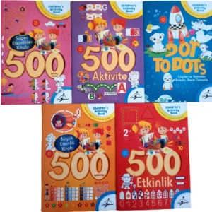 Çocuk Gezegeni 500 Aktivite Kitap Serisi - 5 Kitap