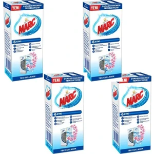 6 Etkili Çamaşır Makinesi TEMİZLEYİCİ.4X250 ml
