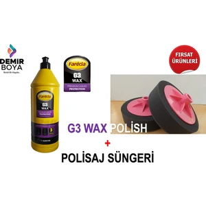 G3 Wax Premium Liquid Cila 1 Litre + 1 adet Cila Süngeri