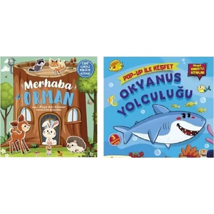 Merhaba Orman Cırt Cırtlı Hikaye+Okyanus Yolculuğu Hareketli Kitap