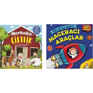Merhaba Çiftlik Cırt Cırtlı Hikaye + Maceracı Araçlar Hareketli Kitap
