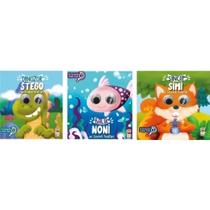 Dinozor Stego + Balık Noni + Sincap Simi 3 Kitap